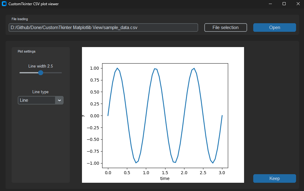 Output - Main Window